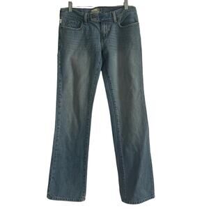 Vintage Hollister HCO Woman’s Wide Leg Light Wash Denim Low Rise Jeans- Size 5